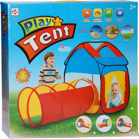 PLAYING TENT WITH TUNNEL